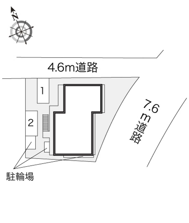 レオパレスマヤコート 配置図