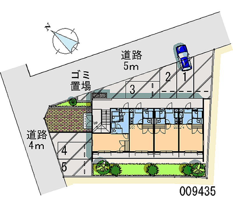 レオパレストゥインクル砂川 月極駐車場