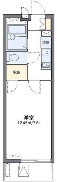 レオパレスドリームハイツ氷室 間取り図