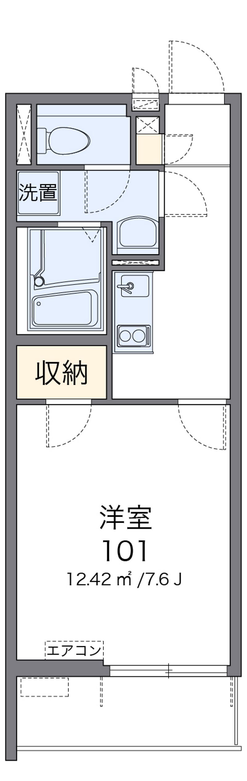 クレイノインヴェステ　Ａｙａ 間取図