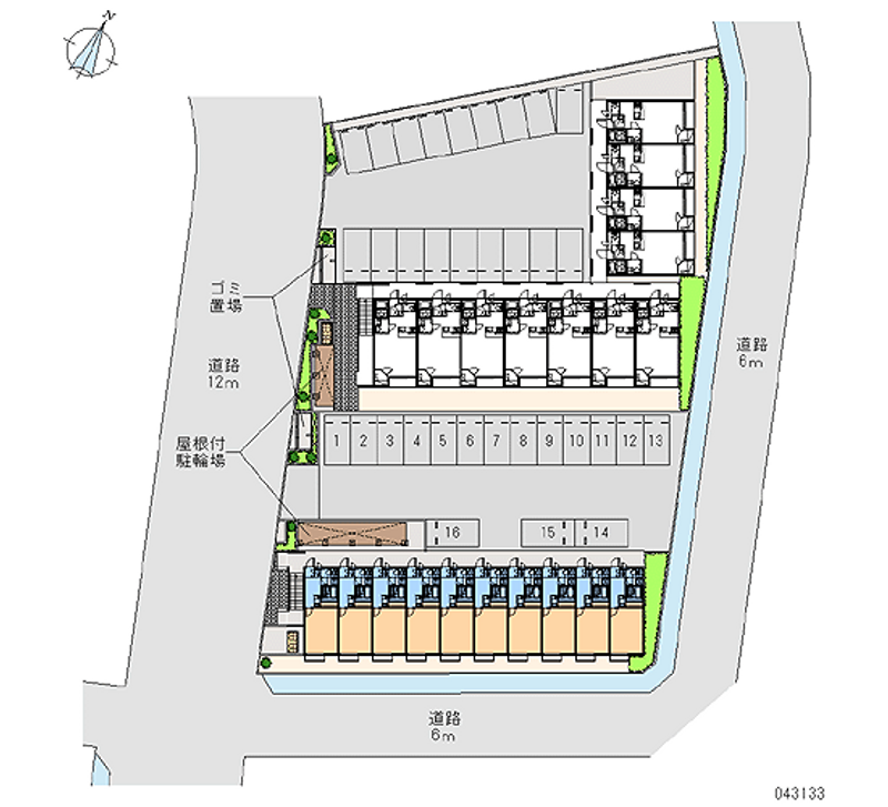 43133 Monthly parking lot