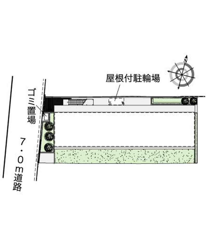 レオパレス高砂 配置図