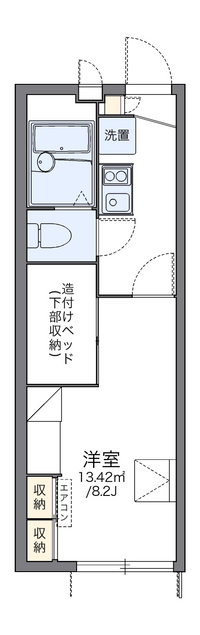 レオパレスルーラル 間取り図