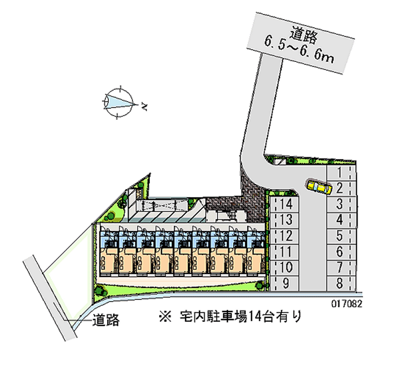 レオパレス東桑山 月極駐車場