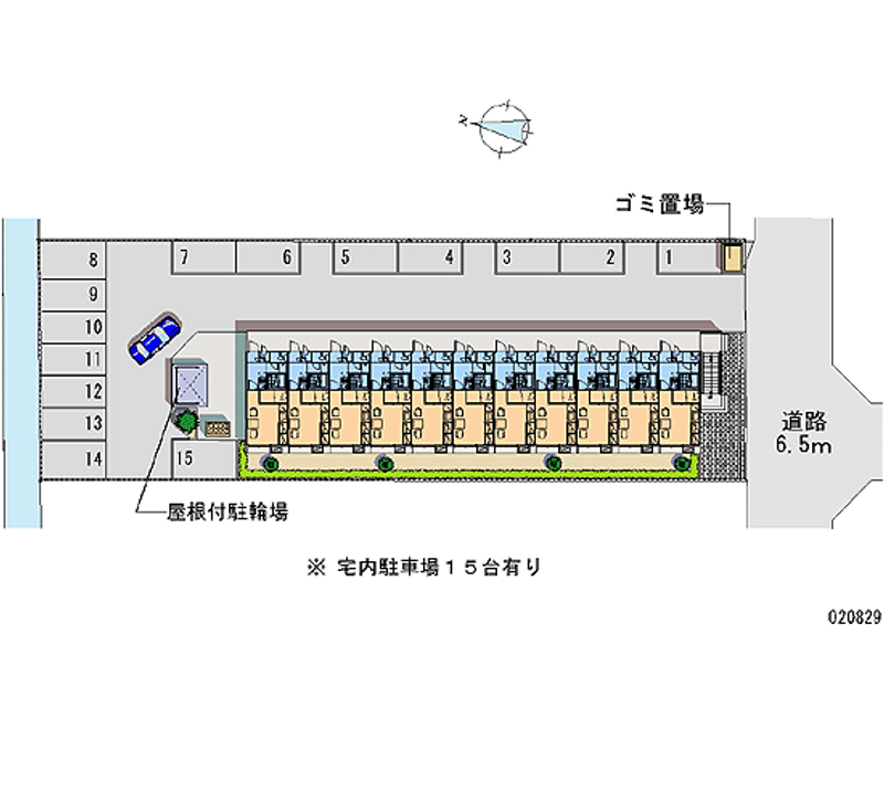 20829 Monthly parking lot