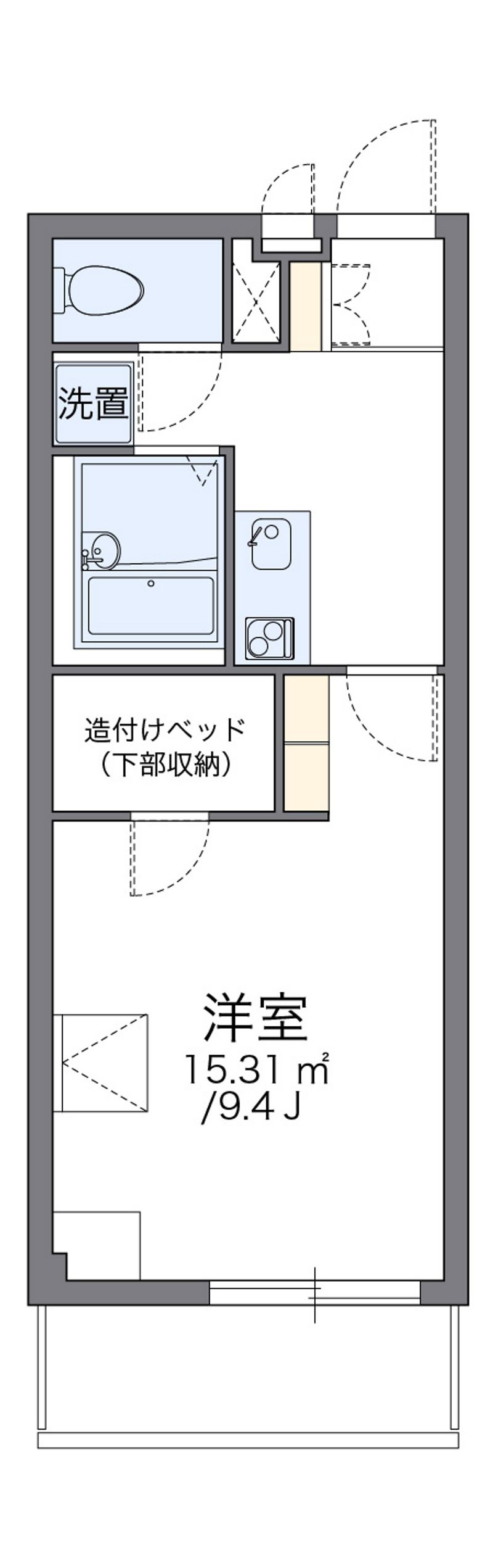 レオパレスセンター　ヴィレッジ 間取図