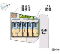 レオパレスオリザ田無 区画図