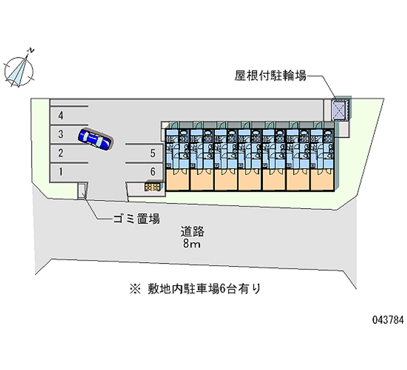 レオネクストユアーズ若竹 月極駐車場