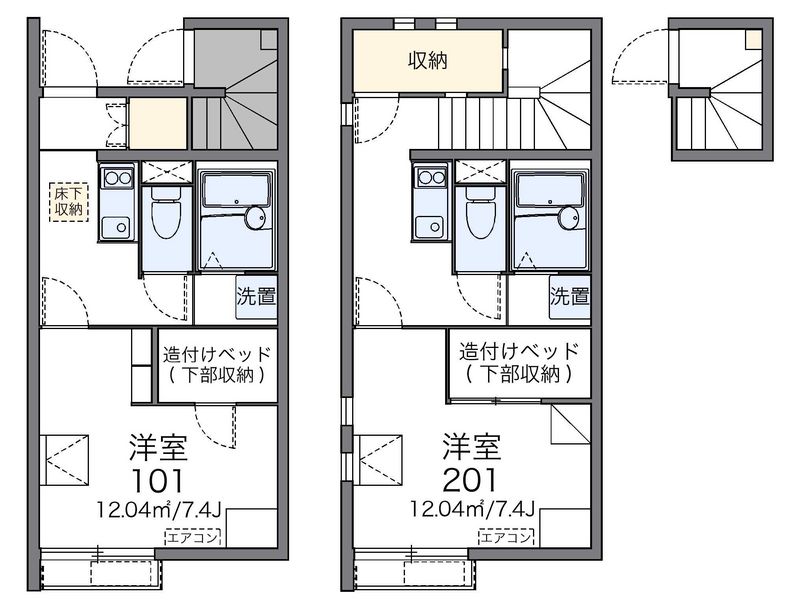 レオネクストホクトⅡ 間取図