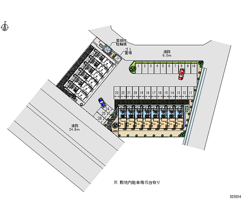 29334 Monthly parking lot