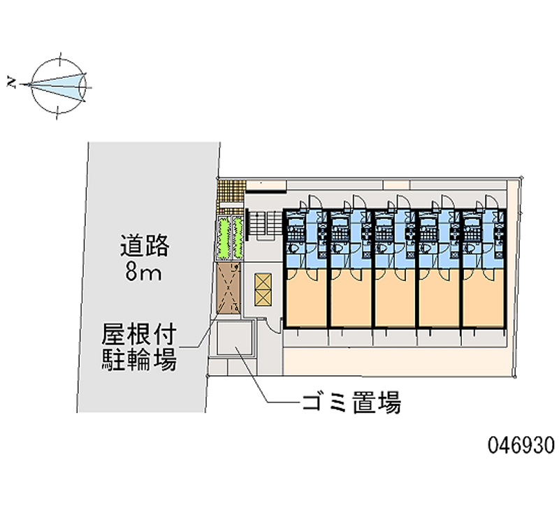 レオパレスセディチ 区画図
