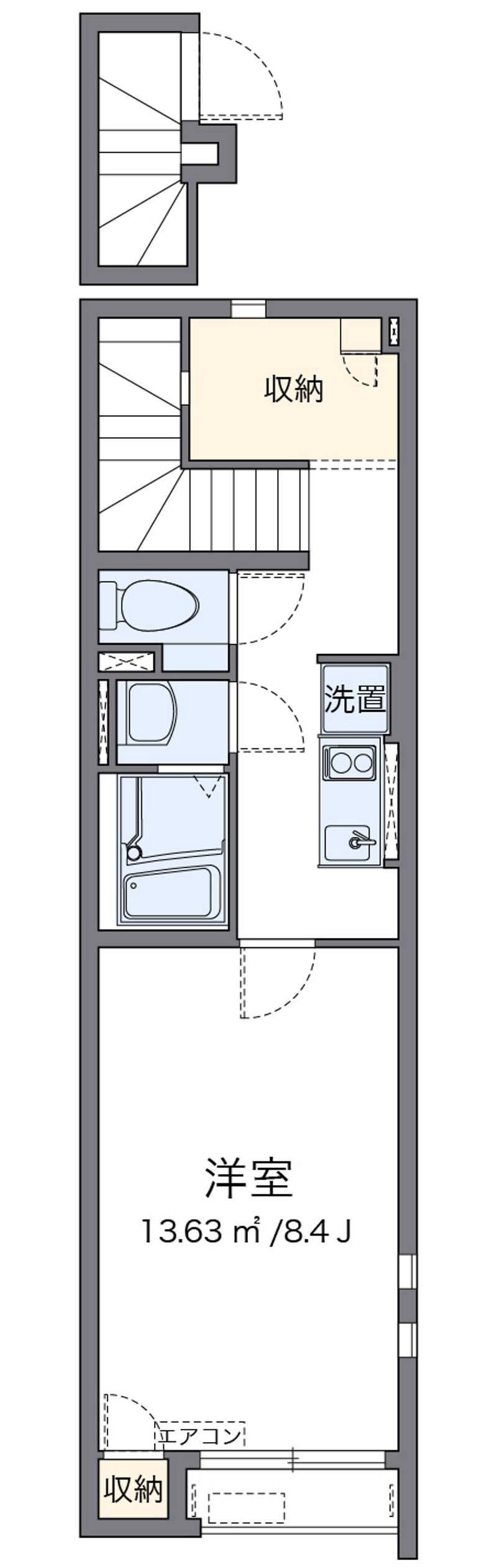 クレイノアダージョ 間取図
