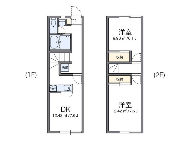 レオパレスヒルタウン西山 間取図