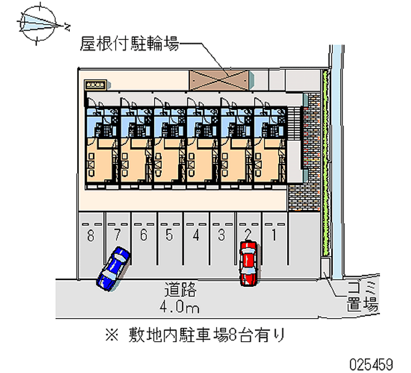 25459 Monthly parking lot