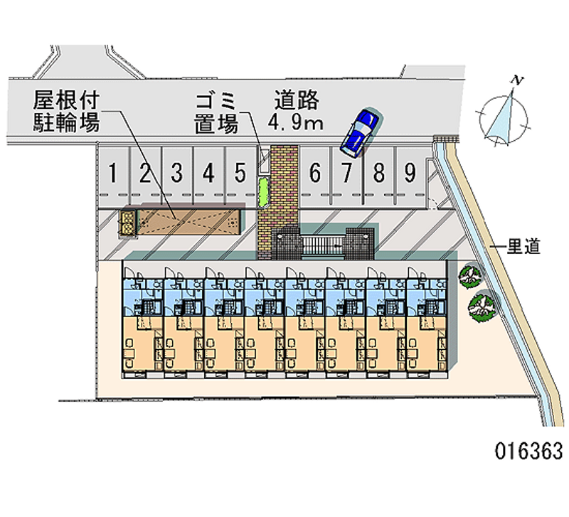 16363 Monthly parking lot