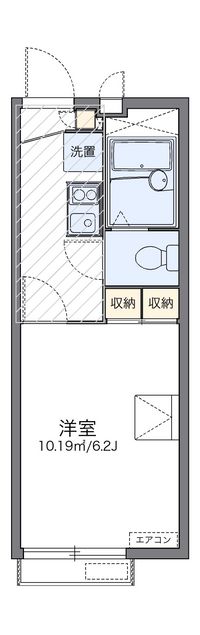 レオパレスたんぽぽ 間取り図