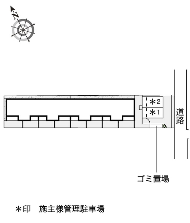 レオネクストイースト　１ 配置図