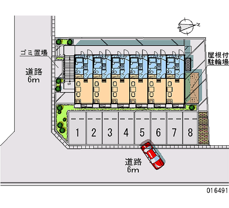 レオパレス市木 月極駐車場