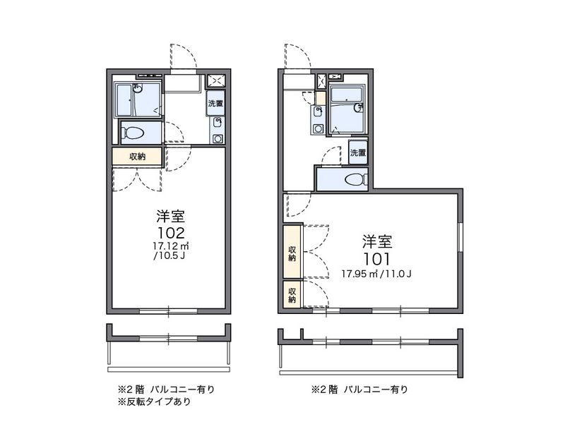 レオパレスリヴィエール・イン 間取図