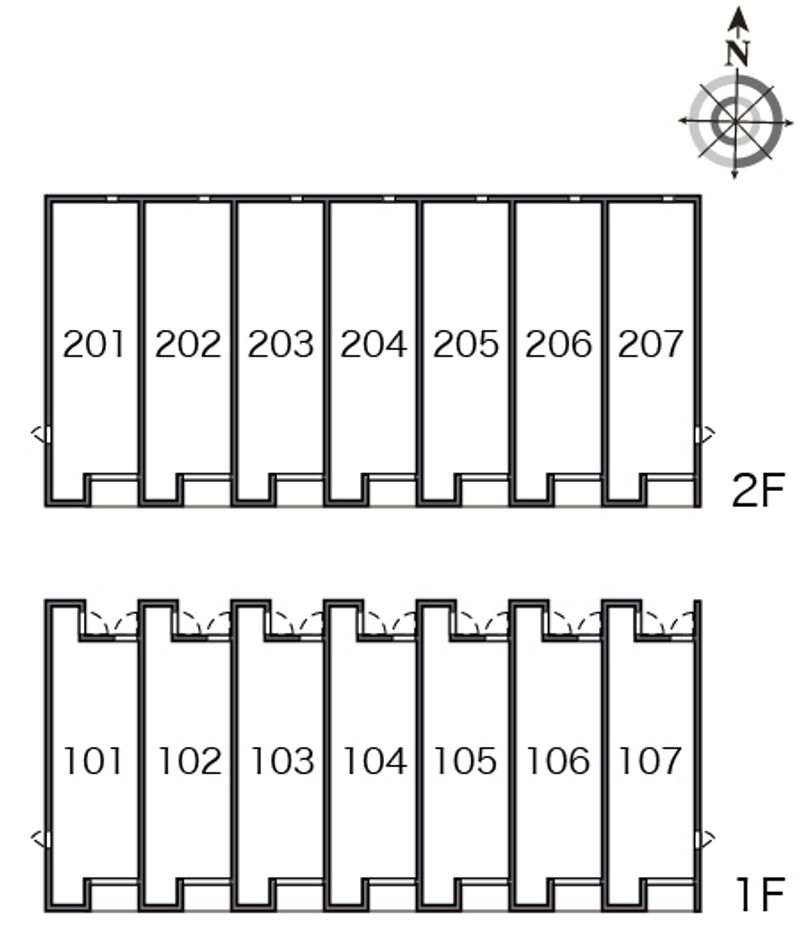 レオネクストフローラ上ノ台 間取り配置図