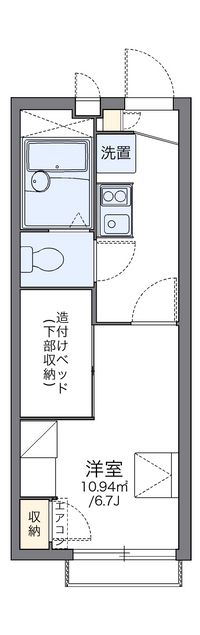 レオパレスウィステリアⅣ 間取り図