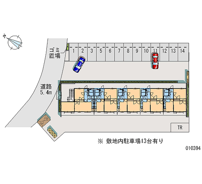 レオパレスコンフォート 月極駐車場