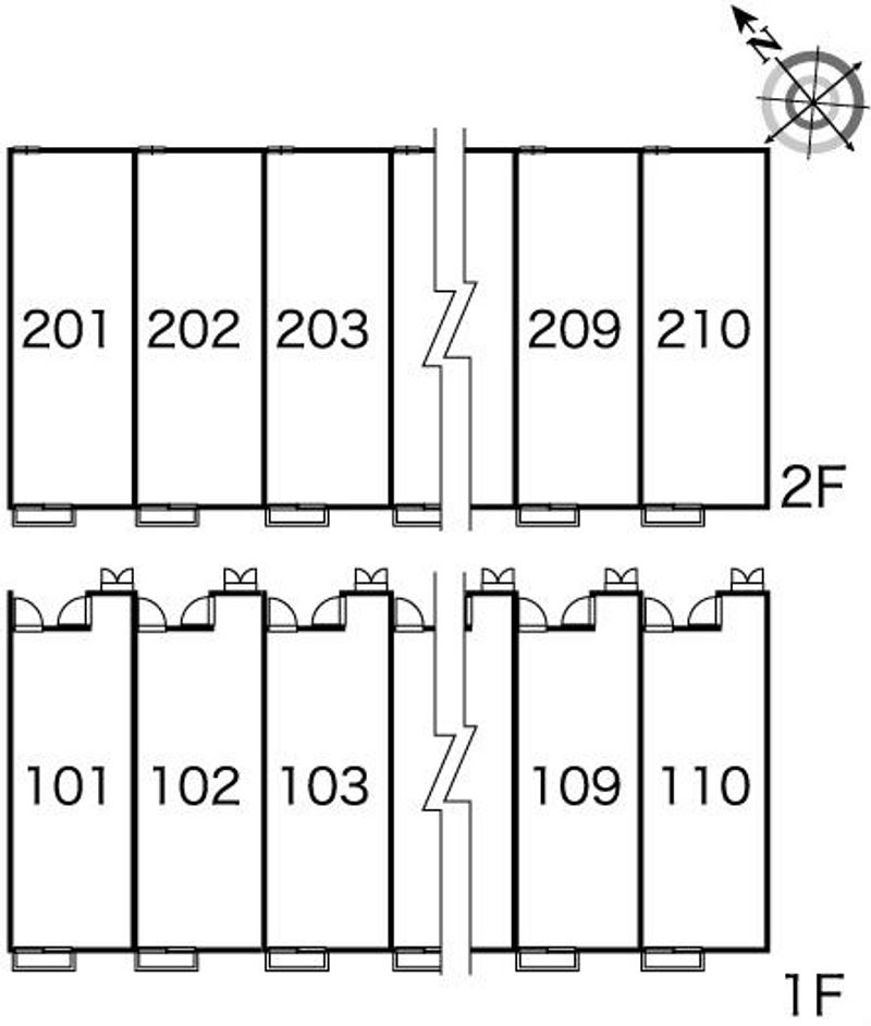 レオパレスＣＯＡ 間取配置図