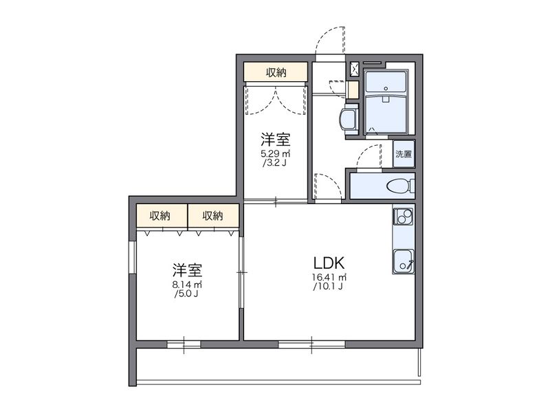 leopalace Hanamizuki Ichibankan Floor plan