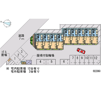 22355 Monthly parking lot