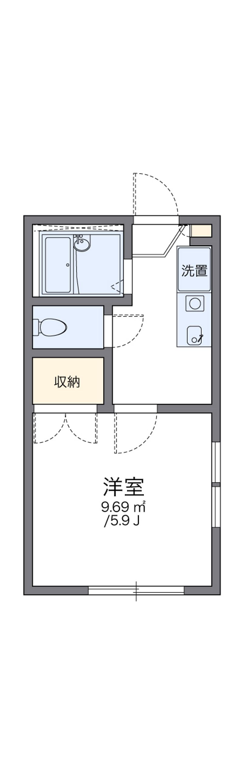レオパレスＮｏｒｔｈＣｏｕｒｔ 間取図