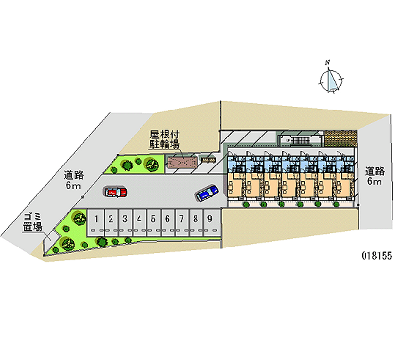 18155 Monthly parking lot