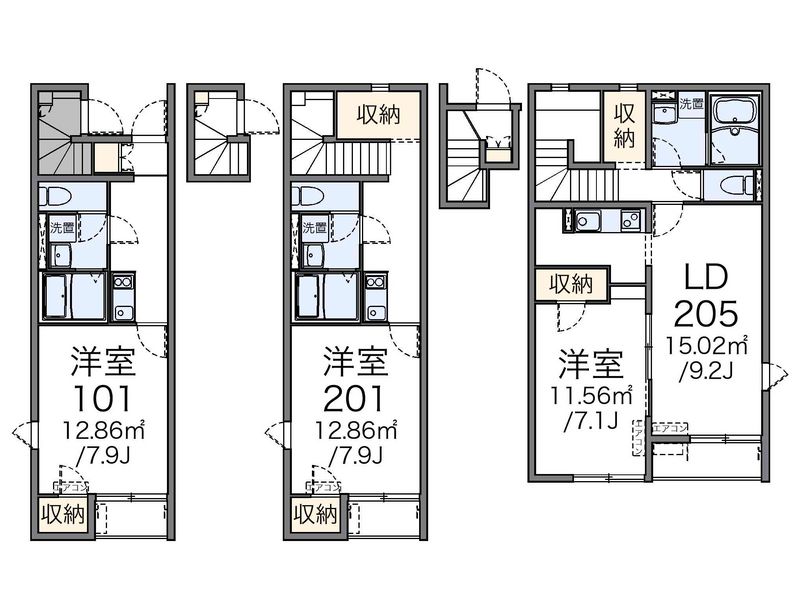 レオネクスト雄町 間取図