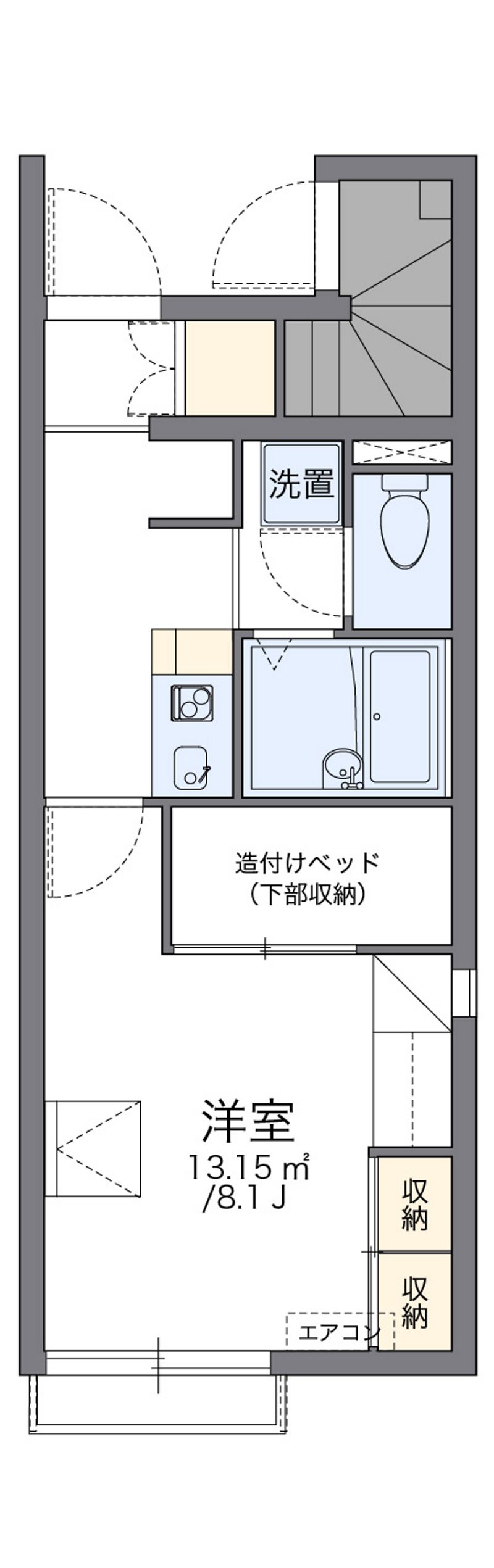 レオパレス大梅　壱 間取り