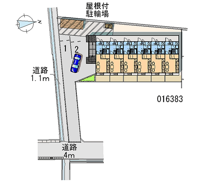 レオパレスＣＡＴ’Ｓ 区画図
