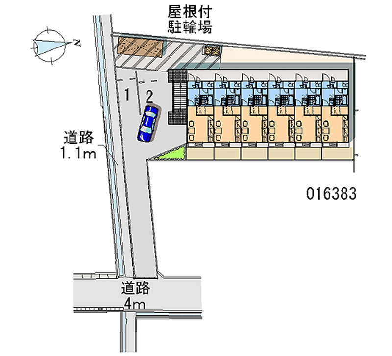 16383 Monthly parking lot