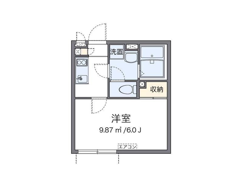 クレイノＳｕｎｒｉｓｅ上篠崎 間取図