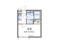 クレイノＳｕｎｒｉｓｅ上篠崎 間取図