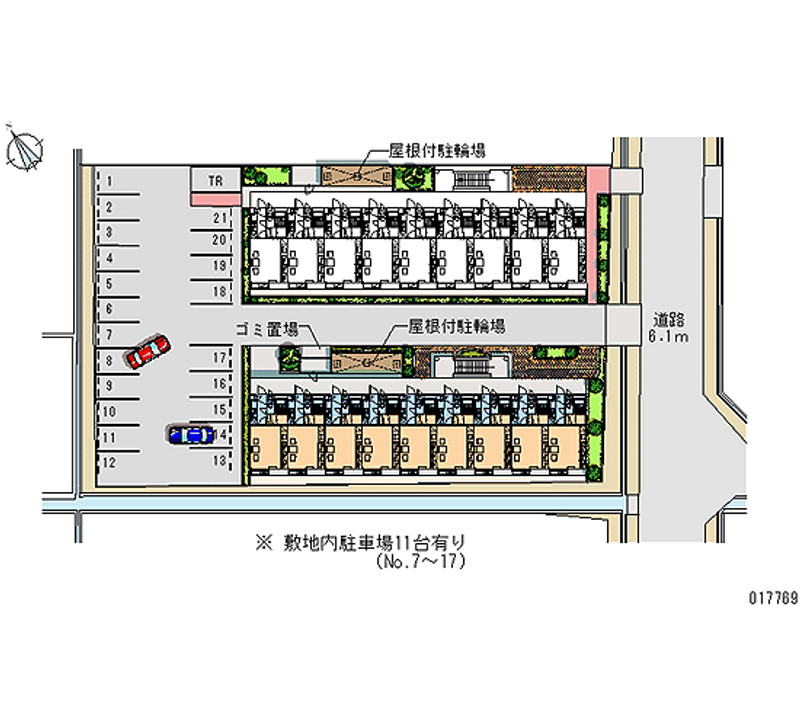 17769 Monthly parking lot