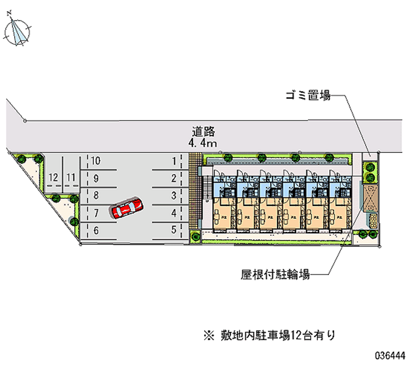 レオパレス碧新 月極駐車場