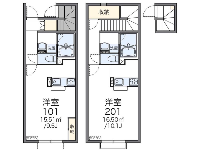 レオネクストフォレストⅠ 間取図