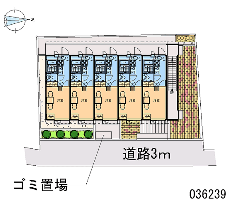 レオパレスサンフラウア 区画図