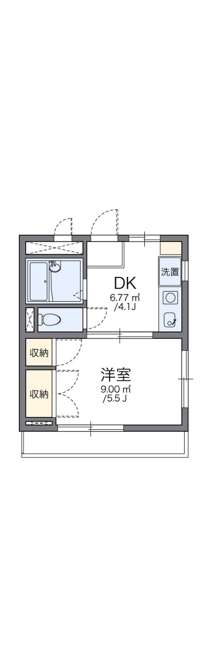 レオパレス新宿Ａ館 間取図