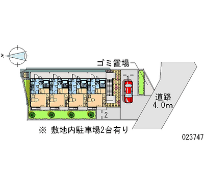 レオパレス総持寺ＷＥＳＴ 月極駐車場