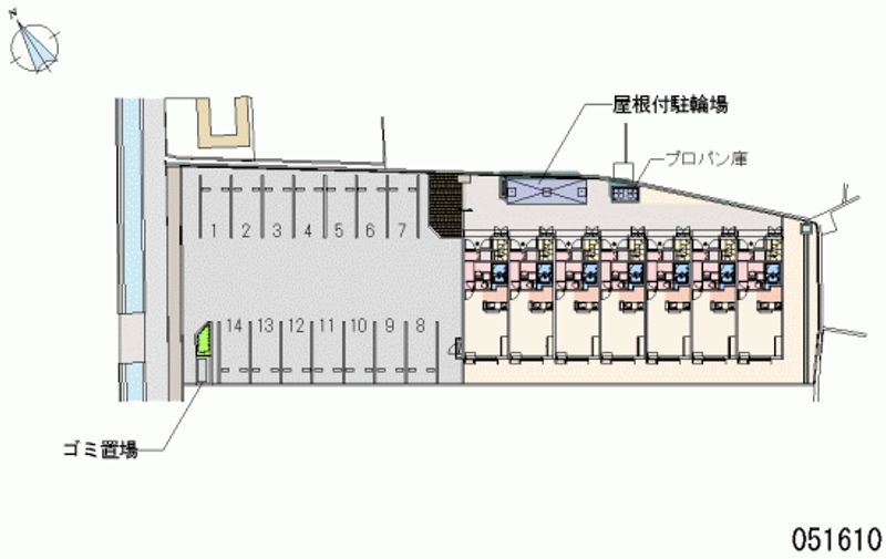 レオネクストハナオカ 月極駐車場