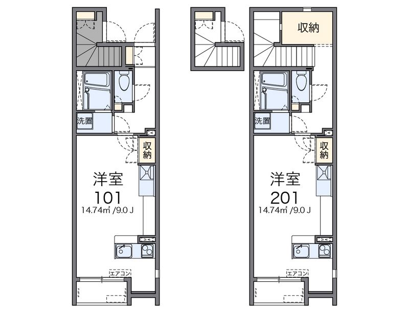 レオネクストハイム　トミ 間取図