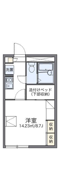 レオパレススターラポラ 間取り図