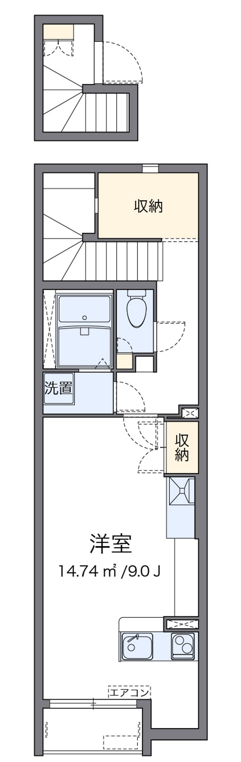 ミランダＤＯＭＡＮＩ　Ⅰ 間取り