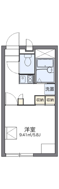 レオパレスアドミラブール 間取り図