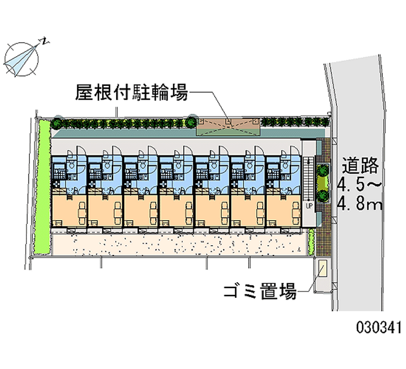 レオパレスＦｉｔ 区画図