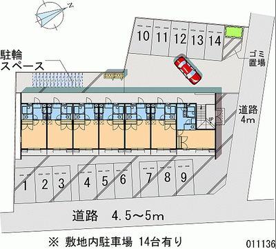 11136 Monthly parking lot